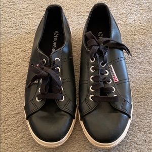 Superga black sneakers